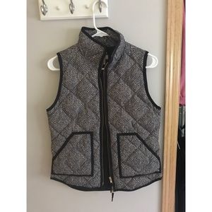 J Crew herringbone vest